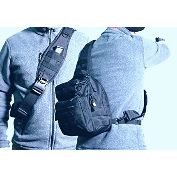 CRAZY ANTS Tactical Backpack 4 Crazy Ants Tactical Sling Bag Rover Molle Pack Shoulder Sling Backpack for Man