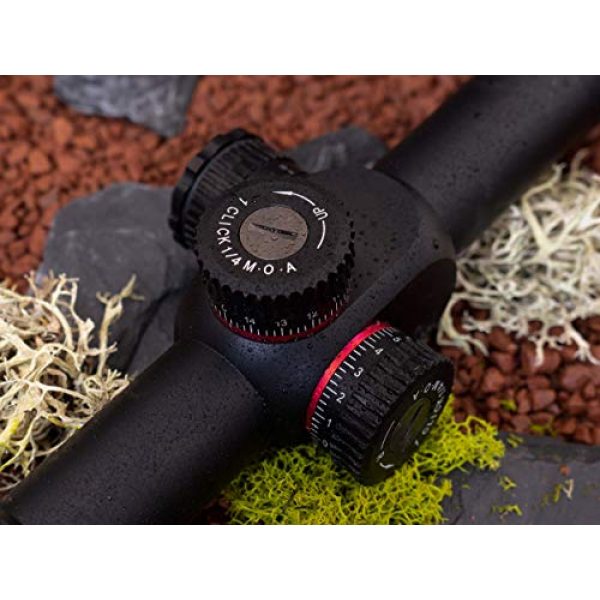 Monstrum Rifle Scope 4 Monstrum G2 6-24x50 First Focal Plane FFP Rifle Scope with Parallax Adjustment | ME308 Extended Offset Scope Mount | Bundle