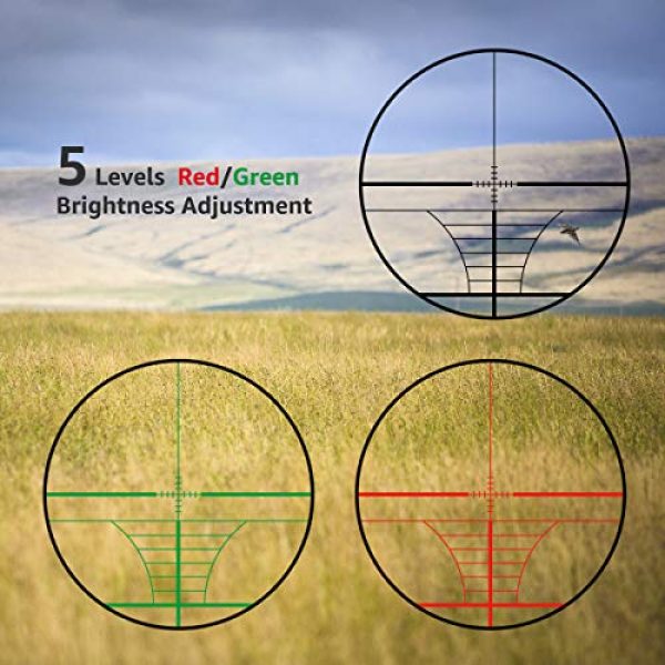 TW TWOD Rifle Scope 4 Twod 3-9x40mm Rifle Scope w/BDC Illuminated Reticle Rifle Scope
