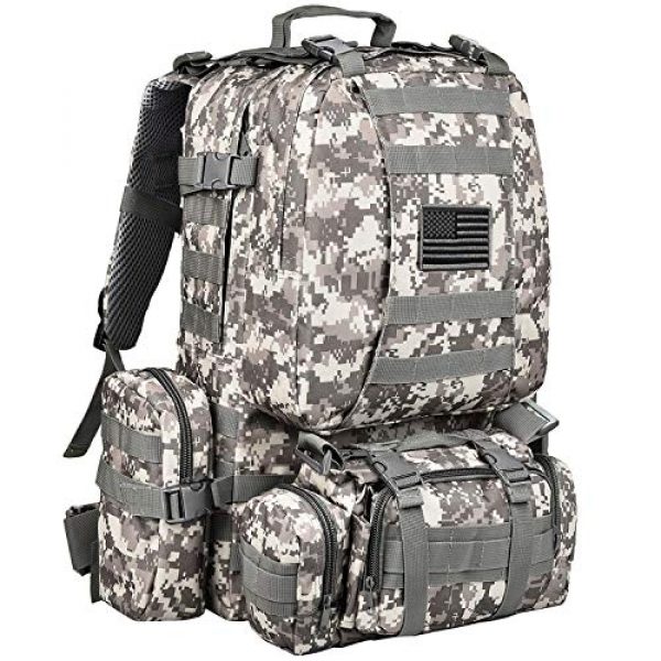 CVLIFE Tactical Backpack 1 CVLIFE Tactical Backpack Military Army Rucksack Assault Pack Built-up Molle Bag
