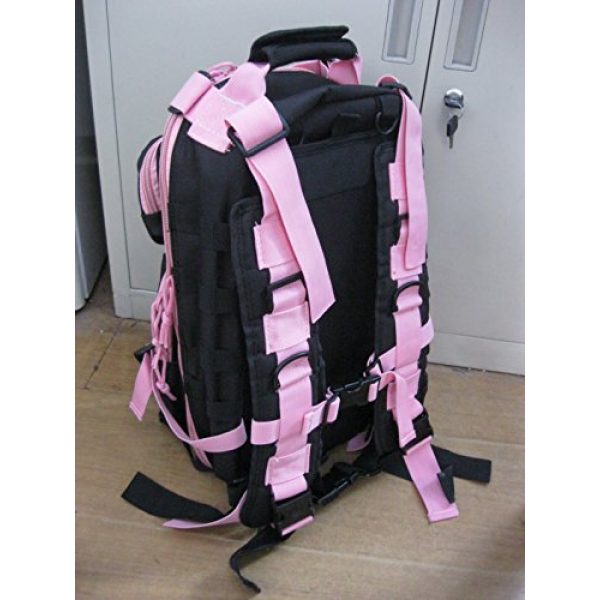 Explorer Tactical Backpack 4 Explorer Tactical 72 Hours Combat Rucksack 17 Inch Backpack-Black with Pick Stripes