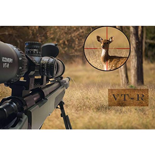 ApexHorizon Rifle Scope 5 ApexHorizon VT-R 4-16x42 AOE Optics Hunting Scope,Sniper Red/Green Illuminated Crosshair Airgun Scopes