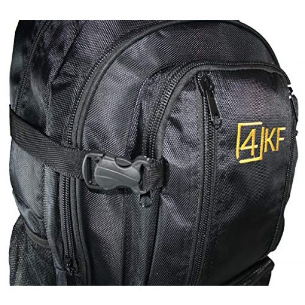 4KF Tactical Backpack 6 Tactical Backpack for Men 4KF Bugout Bag Outdoor Hiking Hunting Backpack Waterproof Survival Gear Military Travel Water Resistant Durable Army Rucksack Assault Pack Black
