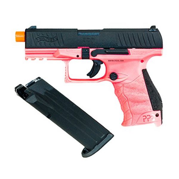 Walther Airsoft Pistol 4 Elite Force walther ppq gas blowback pistol (wildberry)(Airsoft Gun)