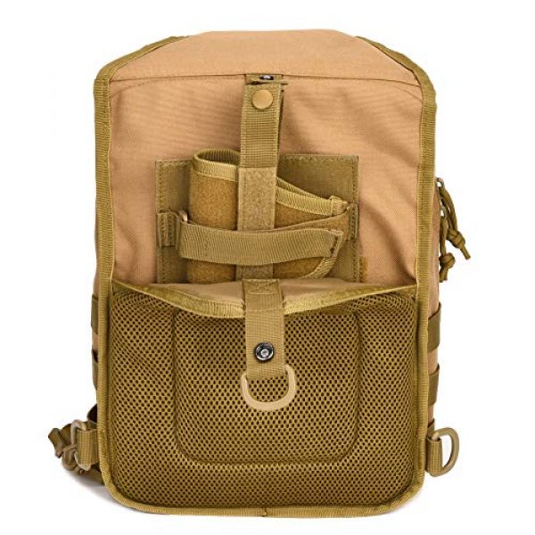 BOW-TAC Tactical Backpack 4 Tactical Sling Bag Pack Small Military Sling Backpack Assault Range Bag