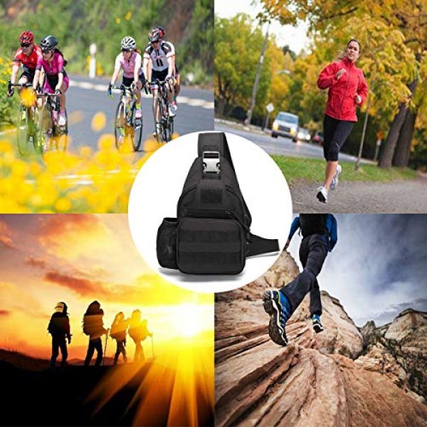 Ydmpro Tactical Backpack 7 Ydmpro Tactical Sling Bag, Chest Pack Molle Daypack Military Crossbody Shoulder Bags