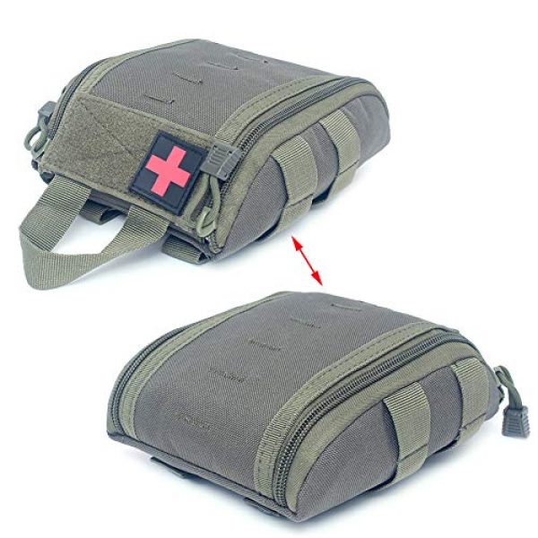 Usuit Tactical Pouch 4 Usuit First Aid EMT Pouch Tactical Molle Medical Organizer Storage Bag Outdoor Survival Emergency Utility Pouch