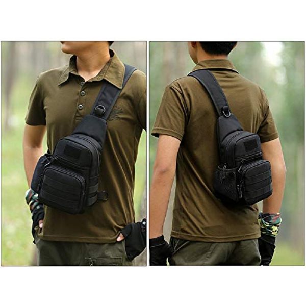 Huntvp Tactical Backpack 7 Huntvp Small Tactical Sling Chest Pack Bag Molle Daypack Backpack Military Crossbody