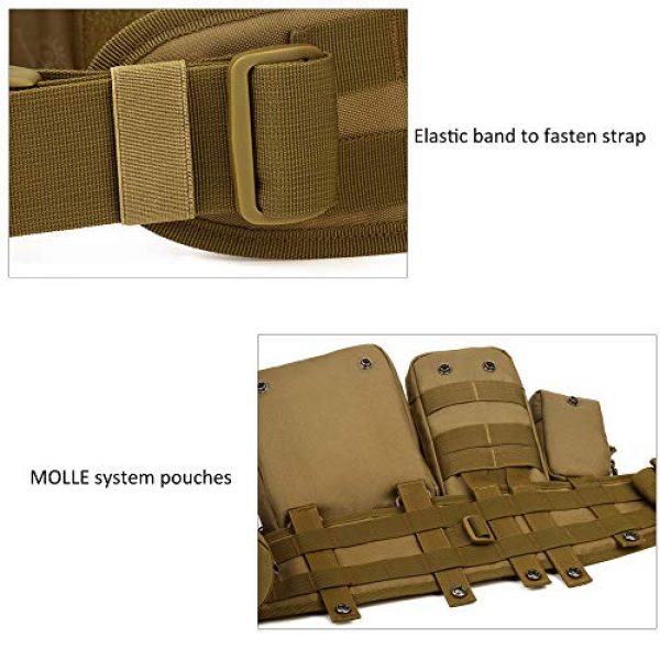 CREATOR Tactical Belt 6 CREATOR Tactical Belt Padded MOLLE Belt Multi-Use Equipment Airsoft Wide Patrol Belts
