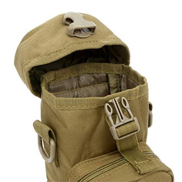FIRECLUB Tactical Pouch 4 FIRECLUB Tactical Outdoors Sports Multifunction Military Water Bottle Pouch Holder Tactical Kettle Gear Molle Pack Bag