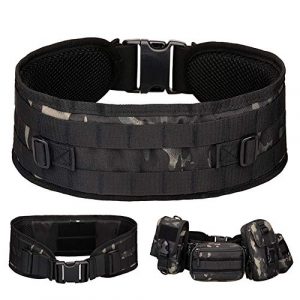 CREATOR Tactical Belt 1 CREATOR Tactical Belt Padded MOLLE Belt Multi-Use Equipment Airsoft Wide Patrol Belts