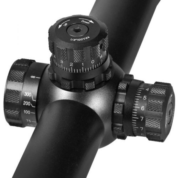BARSKA Rifle Scope 3 Barska 6-24x60mm IR ST Rifle scope 30mm (Black)