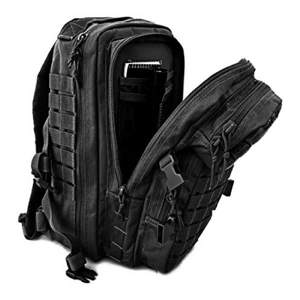 Tactical Pro Supply Tactical Backpack 4 Tactical Pro Supply Kevlar Ranger Back Pack (Black)