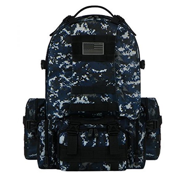 East West U.S.A Tactical Backpack 1 East West U.S.A RTC505 Tactical Molle Military Rucksacks Assault Combat Trekking Bag