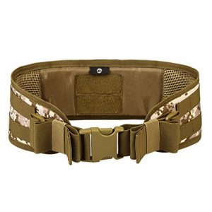 Protector Plus Tactical Belt 3 Protector Plus Tactical Battle Military Belt MOLLE Multi-Purpose Padded Patrol Duty Waist Belt for Hunting Equipment and Outdoor Sports