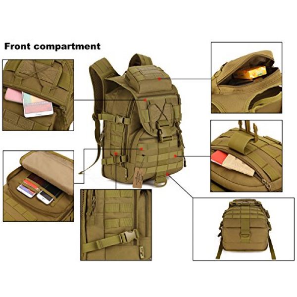 ArcEnCiel Tactical Backpack 3 ArcEnCiel Tactical Backpack Military Army 3 Day Assault Pack - Rain Cover Included