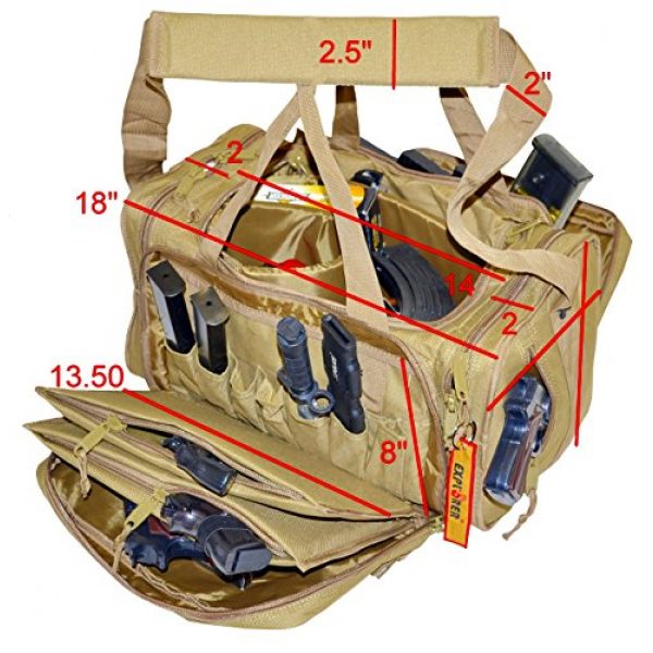 Explorer Tactical Backpack 5 Explorer Tactical Range Ready Bag 18-Inch Woodland Digital
