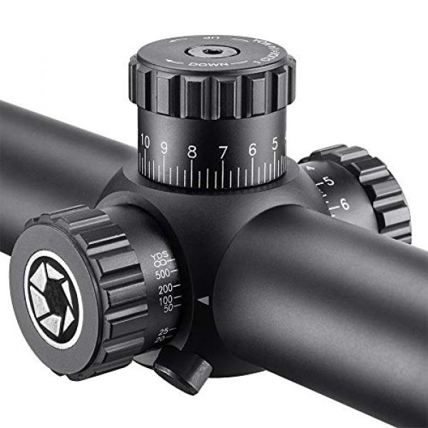 BARSKA Rifle Scope 3 Barska Level Rifle Scope with FMC Lens and Illuminated Mil-Dot Reticle, 30mm Tube