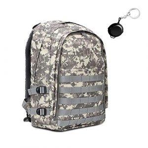 Snugtown Tactical Backpack 1 Level 3 Backpack, Waterproof Camouflage Laptop Backpack, Military Tactical Assault Backpack Rucksack Molle Daypack for Hiking, Climbing, Camping (Camouflage Dusty)