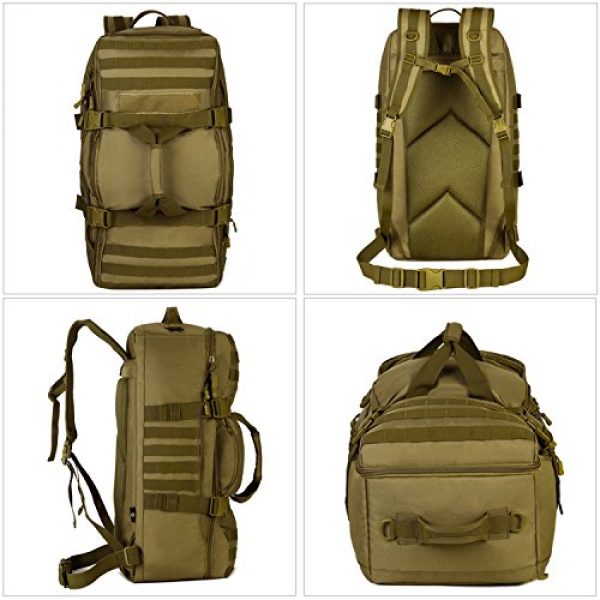 Huntvp Tactical Backpack 4 Huntvp 60L Tactical Military Backpack Gear Sport Outdoor Assault Pack Rucksack Bag For Hunting Camping Trekking Travel
