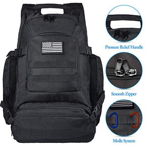 NOOLA Tactical Backpack 3 NOOLA Tactical Military Backpack Army 3 Day Assault Pack Large Rucksack Molle Bag