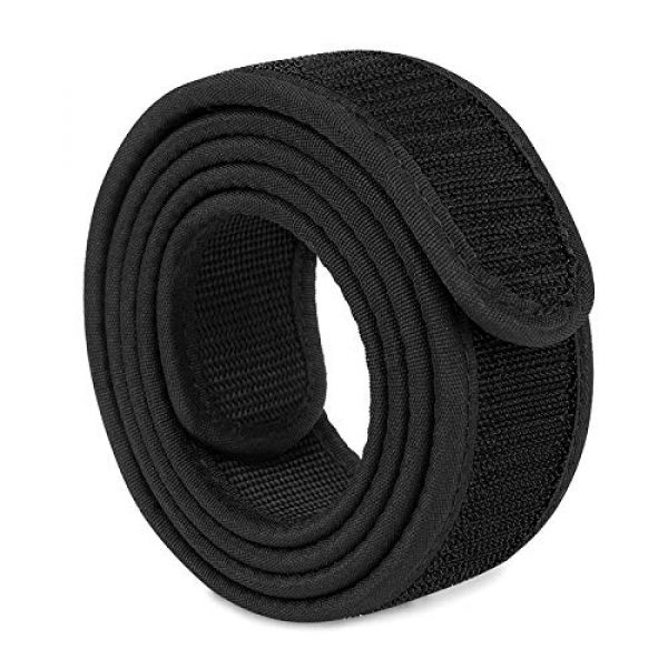KRYDEX Tactical Belt 2 KRYDEX Hook Liner Inner Belt for Duty Belt 1.5" Tactcial Inner Belt Black