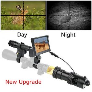 BESTSIGHT Rifle Scope 1 Bestsight DIY Digital Night Vision Scope for Rifle Hunting with Camera and 5" Portable Display Screen
