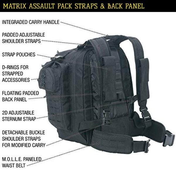 VooDoo Tactical Tactical Backpack 7 VooDoo Tactical Men's Matrix Pack, Black