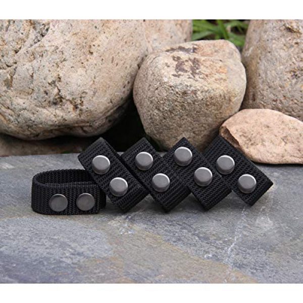 NEXT-STATION Tactical Belt 5 Next-Station Duty Belt Keeper with Double Brass Snaps Police Military Equipment Accessories