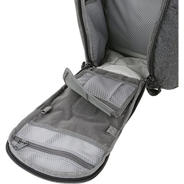 Maxpedition Tactical Pouch 3 Maxpedition Entity Hook & Loop Low Profile Panel for Internal Organization, Gray