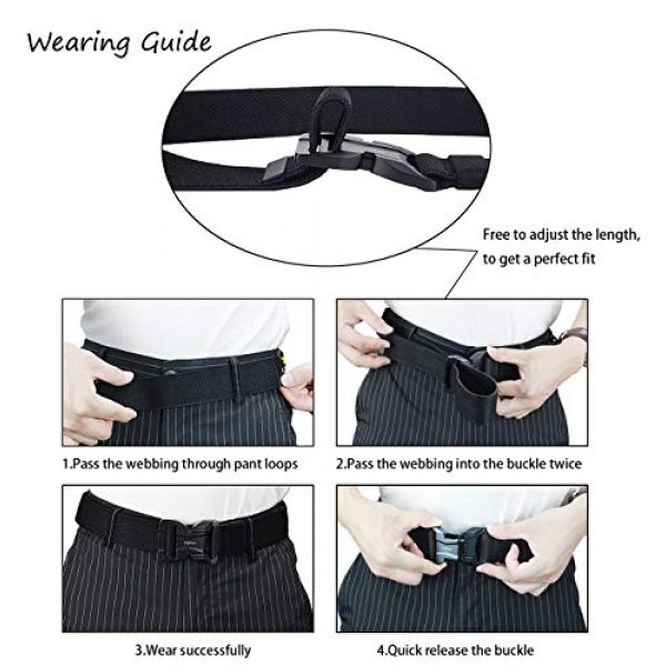 YoPen Tactical Belt 6 YoPen Tactical Belt for Men, Nylon Military outdoor Web Belt Canvas Breathable with Magnetic Heavy-Duty Quick-Release Buckle