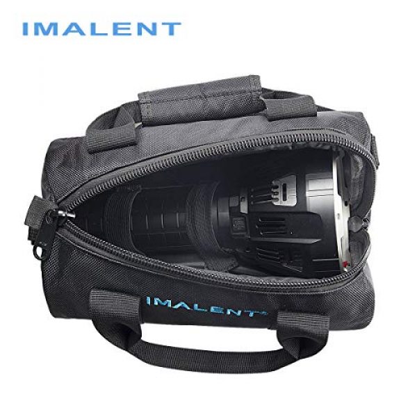 IMALENT Tactical Backpack 4 IMALENT MS12 Bag Outdoor Tactical Bags Utility Pouch, Waterproof Messenger Shoulder Bag EDC Pouch Carrying Case for DX80,R90C, MS18, R90TS and Electronic Product