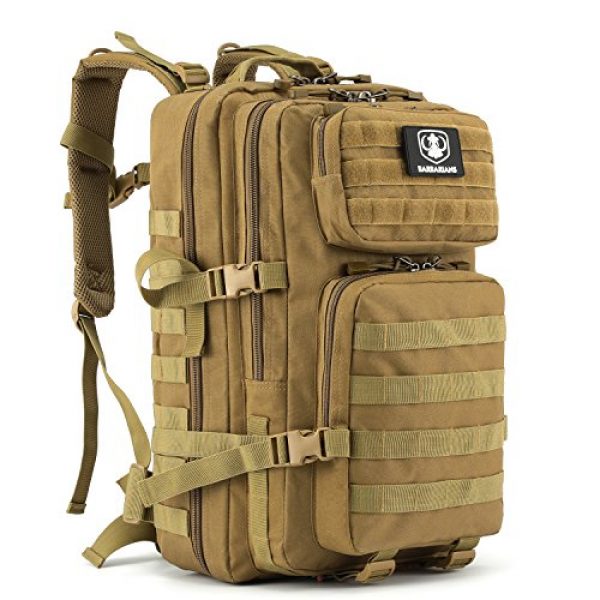Barbarians Tactical Backpack 1 Barbarians Upgraded 35L Tactical Molle Backpack, Military Assault Pack Rucksack for Outdoor Hiking Camping Trekking Hunting