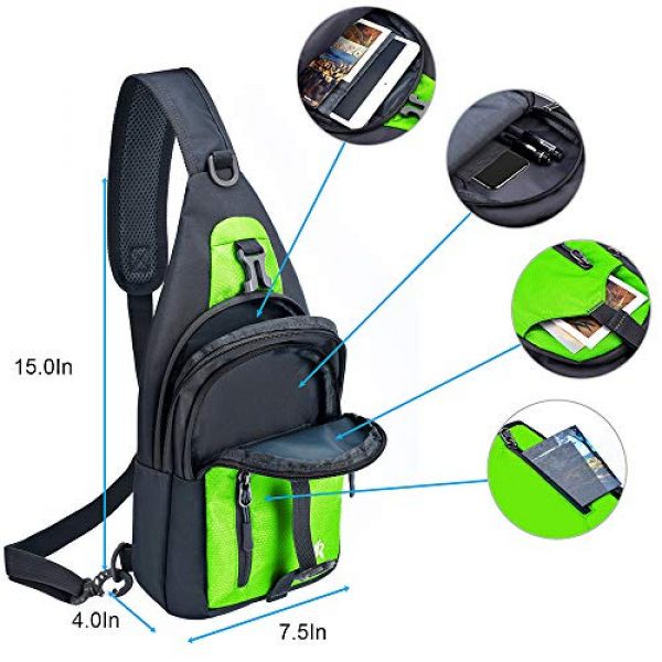 Y&R Direct Tactical Backpack 6 Y&R Direct 14 Colors Lightweight Sling Backpack Sling Bag Travel Hiking Small Backpack for Women Men Kids Gifts