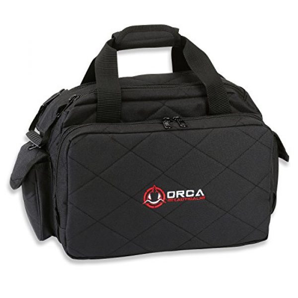Orca Tactical Tactical Backpack 2 Orca Tactical Gun Range Bag for Handguns, Pistols and Ammo - Duffle Carriers and Protects 3+ Firearms Safely - Transport Shooting Range Equipment - Designed for 2020