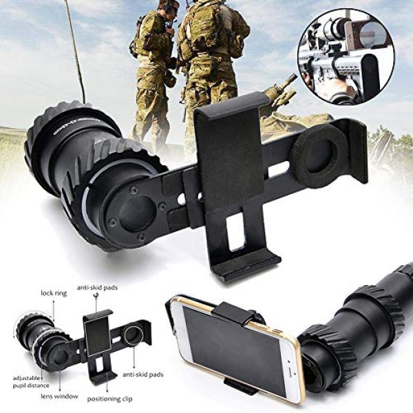 MUJING Rifle Scope 2 MUJING Rifle Scope Mount Adapter Camera Smartphone Mount Holder Universal for Phones