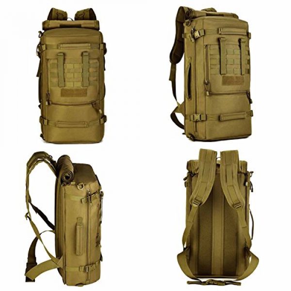 Huntvp Tactical Backpack 4 Huntvp 50L 3 Way Tactical Military MOLLE Assault Backpack Modular WR Bag