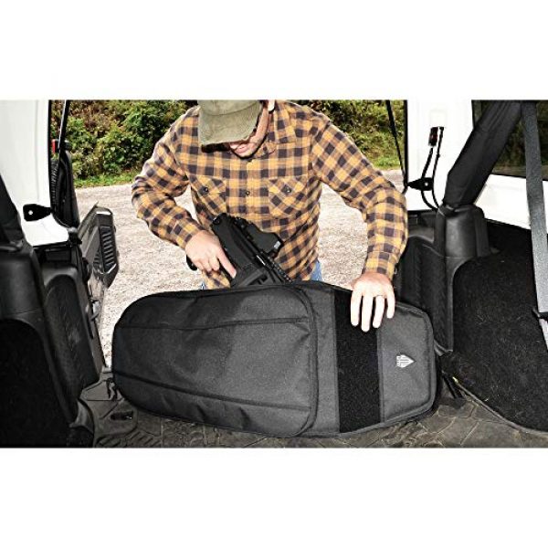 UTG Tactical Backpack 3 UTG 34" Alpha Battle Carrier Rapid Deployment Pack, Black (PVC-PSP34B)