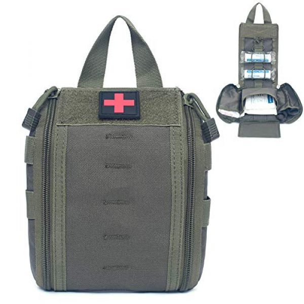 Usuit Tactical Pouch 1 Usuit First Aid EMT Pouch Tactical Molle Medical Organizer Storage Bag Outdoor Survival Emergency Utility Pouch