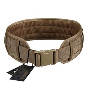 OneTigris Tactical Belt 1 OneTigris Padded Patrol Belt Dual-use MOLLE Belt with Mesh Lining for Shooting Airsoft Wargame Paintball Hunting