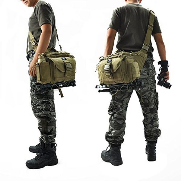 SHANGRI-LA Tactical Backpack 3 SHANGRI-LA Multi-functional Tactical Messenger Bag Camera Molle Assault Gear Sling Pack