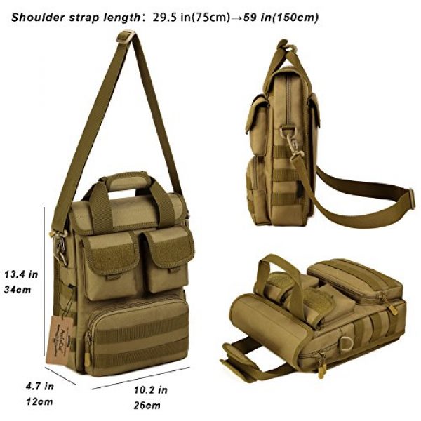 ArcEnCiel Tactical Backpack 4 ArcEnCiel Tactical Messenger Bag Men Military MOLLE Sling Shoulder Pack Briefcase Assault Gear Handbags Utility Carry Satchel