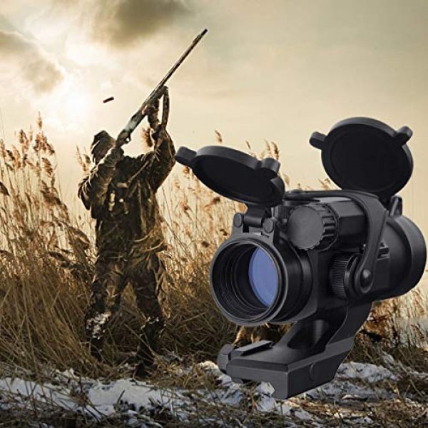 KTAIS Rifle Scope 3 KTAIS Hunting Red Dot Aim Scope Optical Sight Riflescope Collimating Sights Thermal Imager for Hunting M2 (Color : Black)
