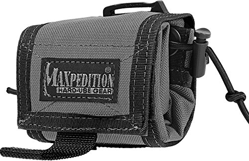 Maxpedition Tactical Pouch 1 Maxpedition Rollypoly Folding Dump Pouch, Wolf Gray