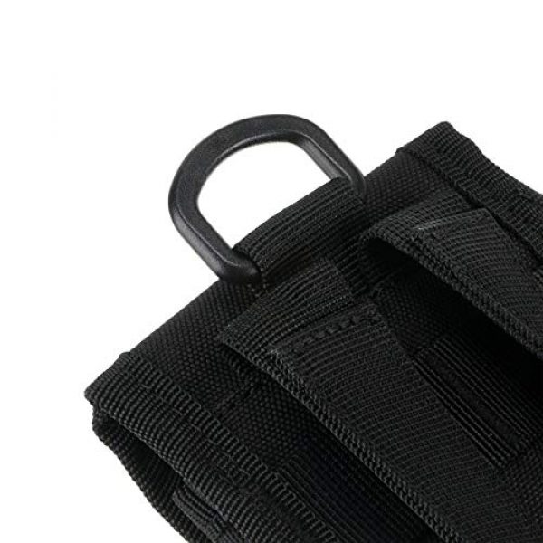FIRECLUB Tactical Pouch 2 FIRECLUB Tactical Outdoor Waist Belt Military Sports Bag Phone Belt Holster Molle Smartphone Pouch for Practical Belt Pouch for Mobile Phone,for iPod, Camera, etc with Slim Case