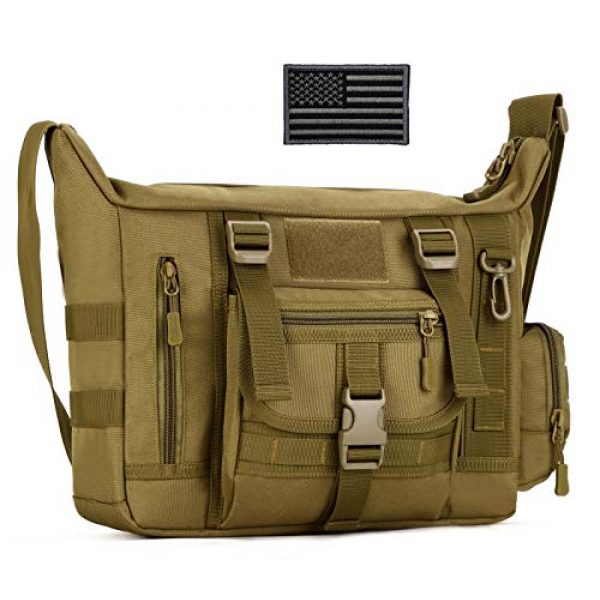 ArcEnCiel Tactical Backpack 1 ArcEnCiel Tactical Messenger Bag Men Military MOLLE Sling Shoulder Pack with Patch