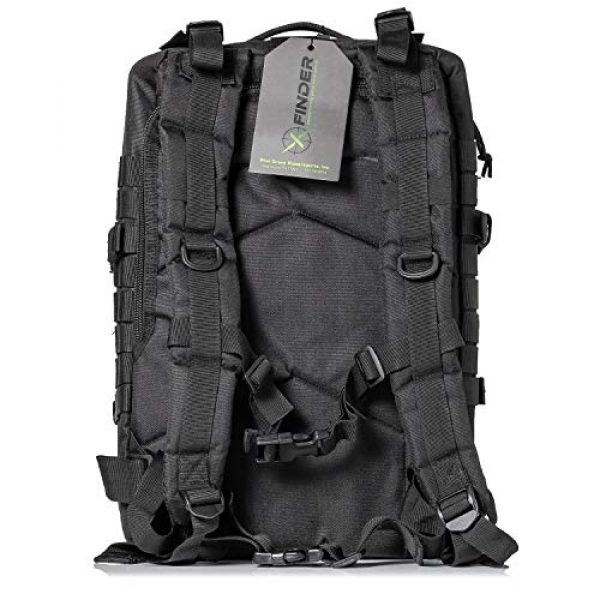 XFINDER POWERED BY PINE GROVE POWERSPORTS Tactical Backpack 2 XFinder Military Tactical Backpack/Sling Bag Molle Bug Out Bag Combat Pack Comfortable Backpack