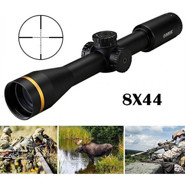 Marcool Rifle Scope 2 Marcool BLT 8X44 SF Reticle Rifle Scope Telescopic Collimator Sight
