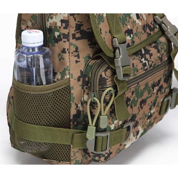 Jipemtra Tactical Backpack 7 Tactical First Aid Bag MOLLE EMT IFAK Backpack Military Emergency (Tan Summer)