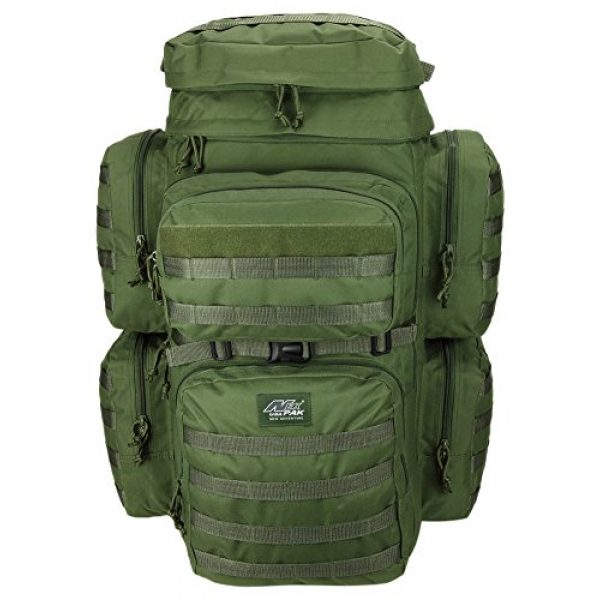 NPUSA Tactical Backpack 3 Mens 26 Inch Large Military Tactical Gear Molle Hydration Ready Hiking Backpack Bag + Sunglasses